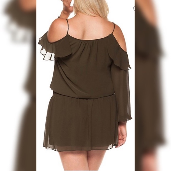 Dex Cold Shoulder Top Dress Size Small - Picture 3 of 3